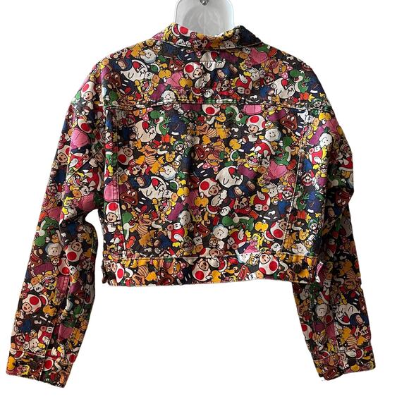 Levi's X Super Mario Special Edition Cropped Trucker Jacket Size XL - Picture 7 of 11